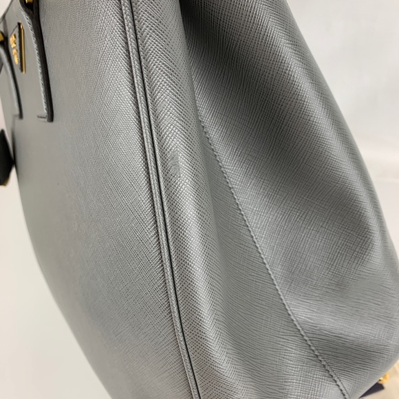 New Prada Italian Galleria Large Double Zip Tote - Picture 7 of 8